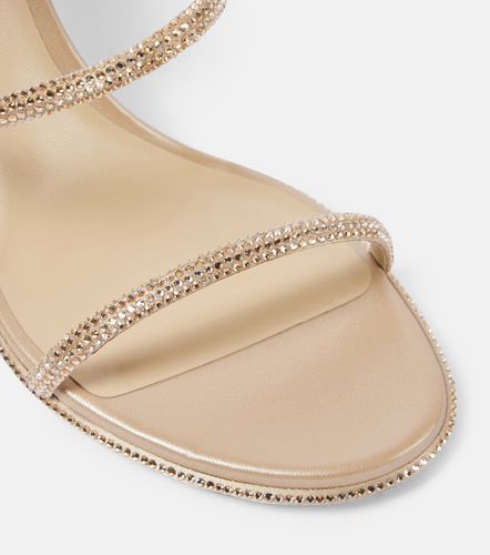 Sandales Cleo 80 en satin à ornements - Rene Caovilla - Modalova
