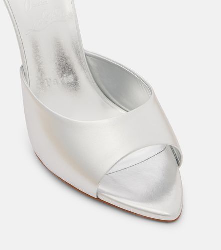 Mules Miss Z 100 en cuir métallisé - Christian Louboutin - Modalova