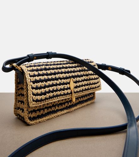 Pochette Bettina Mini en raphia et cuir - Christian Louboutin - Modalova