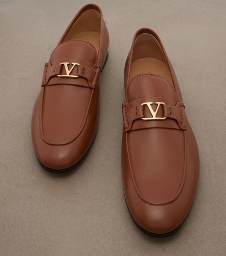 Mocassins VLogo en cuir - Valentino Garavani - Modalova