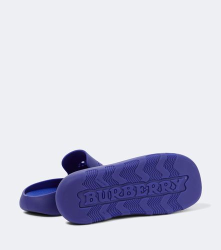Mules en caoutchouc à logo - Burberry - Modalova