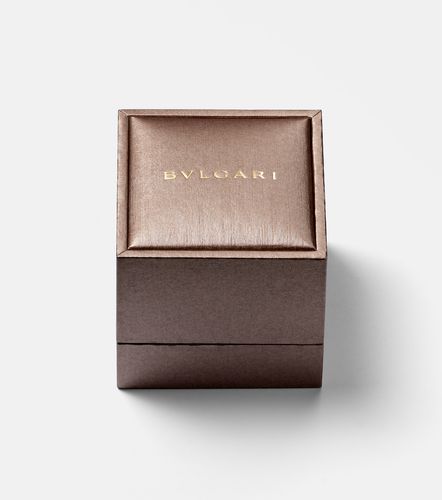 Bague B.zero1 en or rose 18 ct et céramique - Bvlgari - Modalova