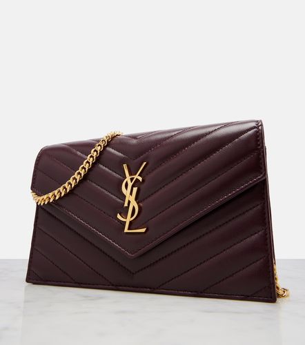 Portefeuille à chaîne Cassandre Envelope en cuir - Saint Laurent - Modalova