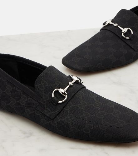 Mocassins Horsebit en toile GG - Gucci - Modalova
