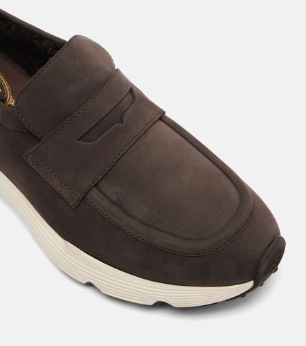 Tod's Slippers en cuir et shearling - Tod's - Modalova