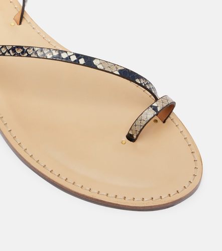 Sandales Kalahari en cuir façon serpent - Amanu - Modalova
