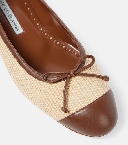 Ballerines Capbl en raphia - Manolo Blahnik - Modalova
