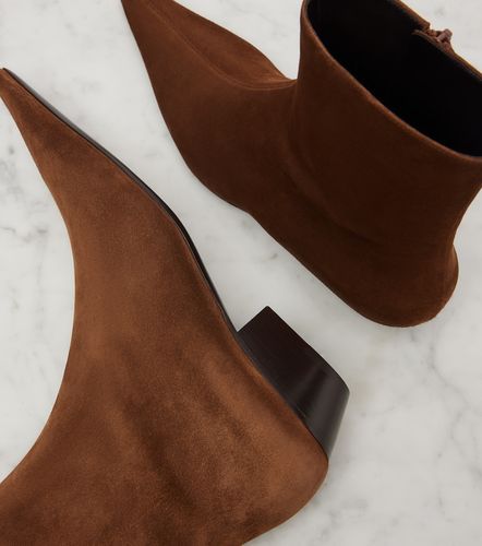 Bottines Jill 30 en daim - Saint Laurent - Modalova