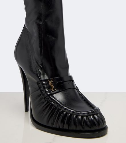 Bottes Le Loafer Cassandre en cuir - Saint Laurent - Modalova