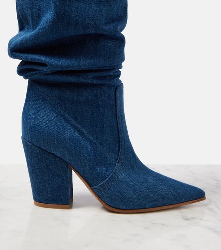 Bottes Keinna 85 en denim - Gianvito Rossi - Modalova