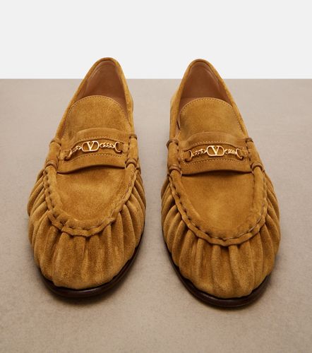 Mocassins VLogo en daim - Valentino Garavani - Modalova