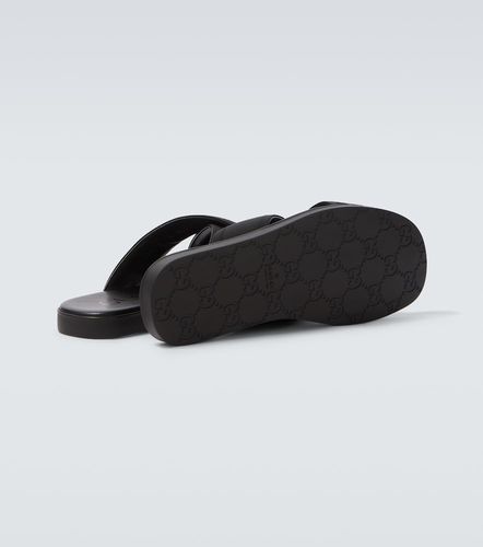 Gucci Mules à logo - Gucci - Modalova