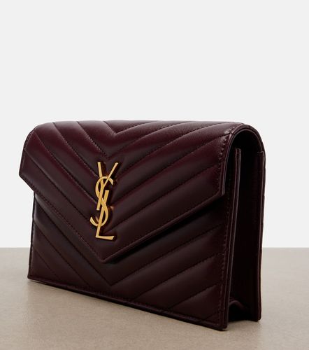 Portefeuille à chaîne Cassandre Envelope en cuir - Saint Laurent - Modalova