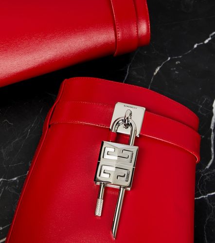 Bottines Shark Lock en cuir - Givenchy - Modalova