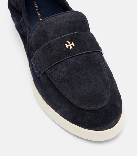 Mocassins Double T en daim - Tory Burch - Modalova
