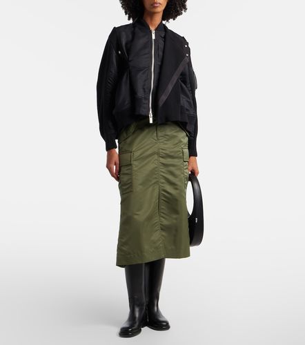 Veste blouson à empiècements - Sacai - Modalova