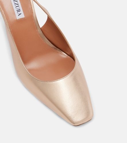 Escarpins compensés Very Bow Tie 85 en cuir - Aquazzura - Modalova