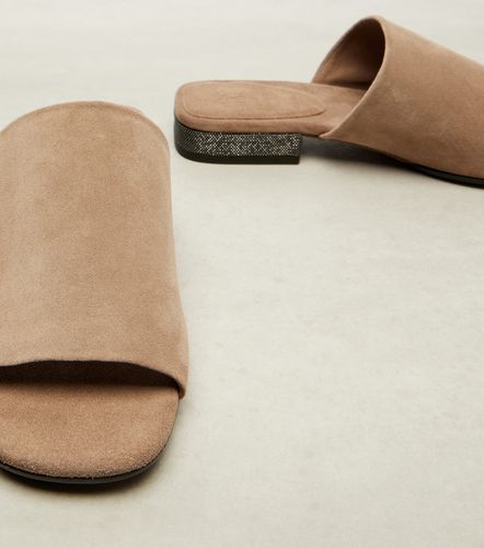 Brunello Cucinelli Mules en daim - Brunello Cucinelli - Modalova