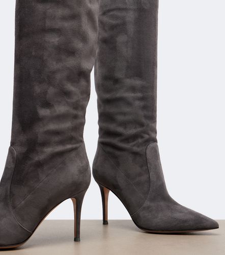 Bottes Hansen en daim - Gianvito Rossi - Modalova