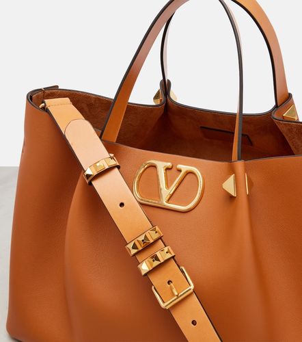 Cabas VLogo Medium en cuir - Valentino Garavani - Modalova