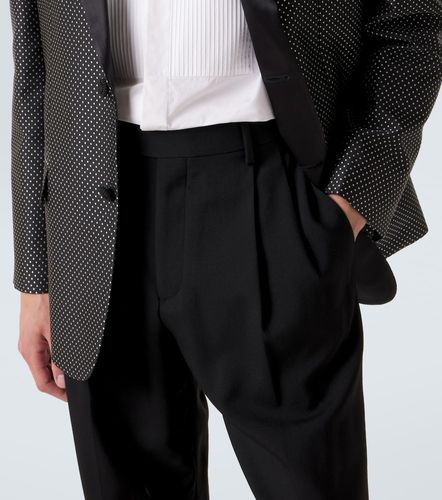 Pantalon droit en laine vierge - Valentino - Modalova