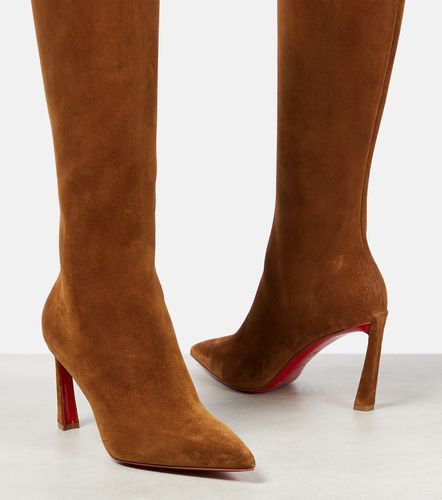 Bottes Condora Botta 85 en daim - Christian Louboutin - Modalova