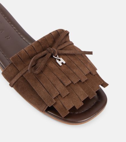 Hogan Mules H685 en daim à franges - Hogan - Modalova