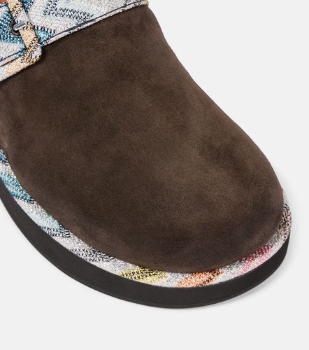 Mules en daim à motif zigzag - Missoni - Modalova