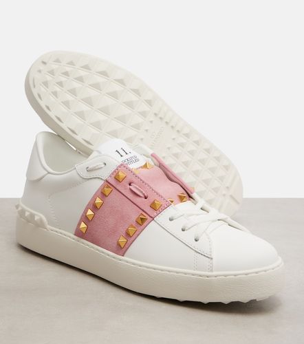 Baskets Rockstud Untitled en cuir - Valentino Garavani - Modalova