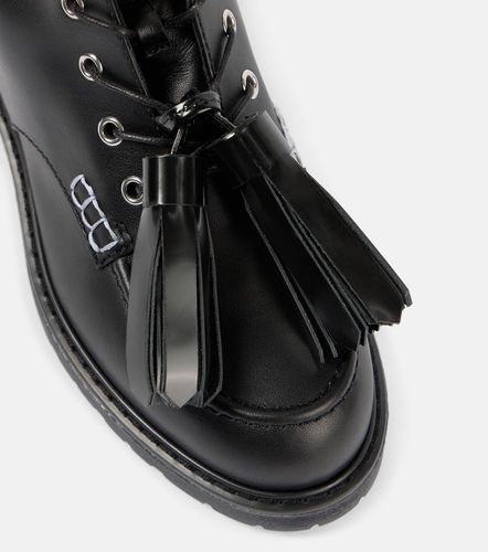 Bottines de combat en cuir - JW Anderson - Modalova