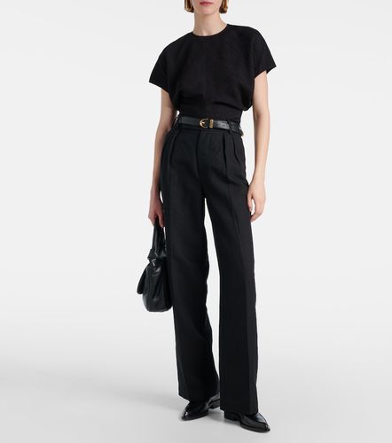 Pantalon ample en lin et coton mélangés - 7 For All Mankind - Modalova