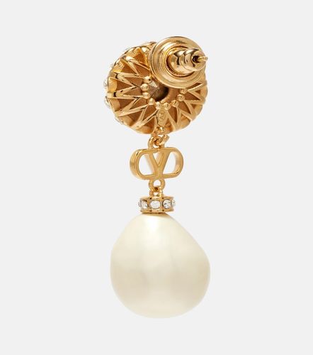 Boucles d’oreilles VLogo à ornements - Valentino - Modalova