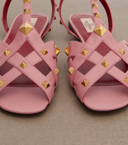 Sandales Rockstud en cuir - Valentino Garavani - Modalova
