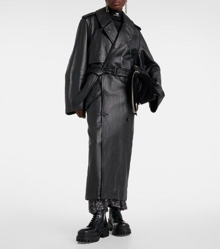 Balenciaga Trench Cocoon en cuir - Balenciaga - Modalova