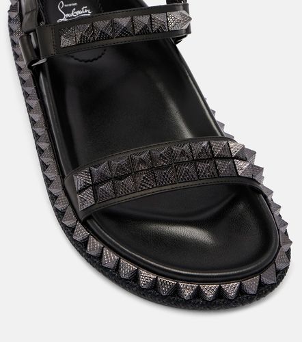 Sandales Pyrabizz en cuir - Christian Louboutin - Modalova
