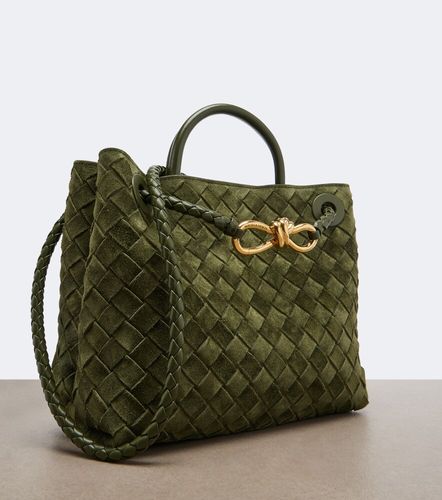 Sac à main Andiamo Small en daim - Bottega Veneta - Modalova