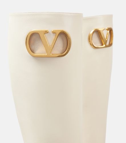 Bottes VLogo Signature en cuir - Valentino Garavani - Modalova