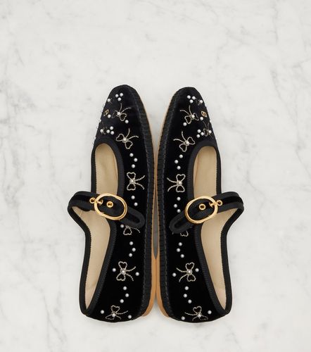 Ballerines Mary Jane Endouce en velours - Valentino Garavani - Modalova