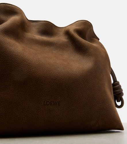Pochette Flamenco Medium en daim - Loewe - Modalova