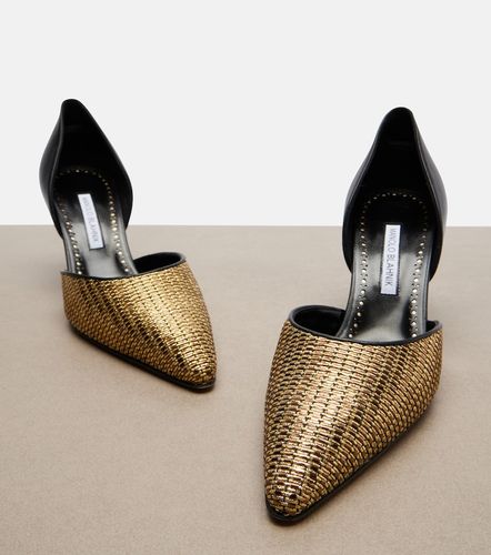Escarpins Taylerbinu à finitions en cuir - Manolo Blahnik - Modalova