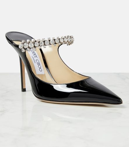 Mules Bing 100 en cuir verni à cristaux - Jimmy Choo - Modalova