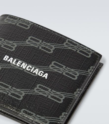 Portefeuille BB en cuir à logo - Balenciaga - Modalova