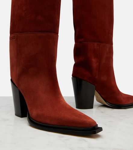 Jimmy Choo Bottes Cece 80 en daim - Jimmy Choo - Modalova