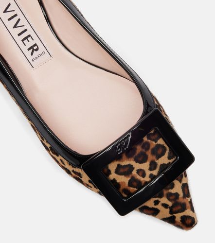 Ballerines Gommette Ball en cuir façon poulain - Roger Vivier - Modalova