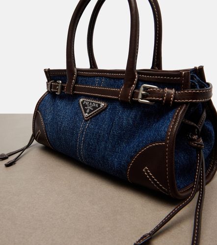 Sac à main Bonnie Small en denim - Prada - Modalova