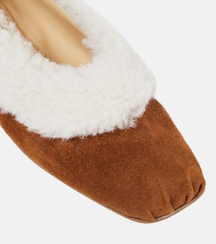 Ballerines brodées en shearling - Magda Butrym - Modalova