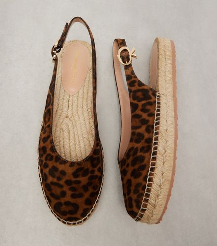 Espadrilles slingback Paz en daim - Gianvito Rossi - Modalova