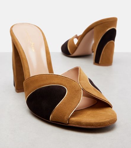 Gianvito Rossi Mules 95 en daim - Gianvito Rossi - Modalova