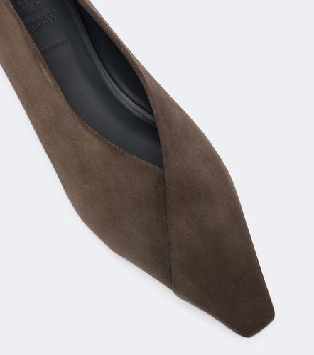 Ballerines en daim - Brunello Cucinelli - Modalova