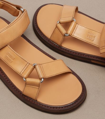 Miu Miu Sandales en cuir - Miu Miu - Modalova